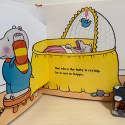 📘Little  Hippo's New baby (a lift-the-flap story) 🦛 527358
