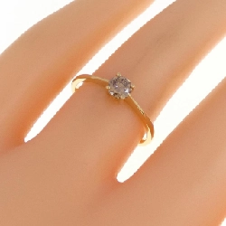 Nhẫn kim cương K18YG 0.25CT - Hàng hiệu Authentic 857422