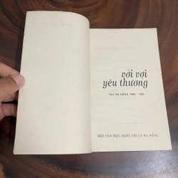 II Tựa sách: Vời Vợi Yêu Thương - Thơ Đà Nẵng - 1992 462873