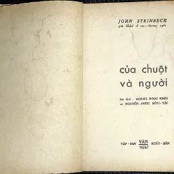 CỦA CHUỘT VÀ NGƯỜI - Tác giả  JOHN STEINBECK 1033154