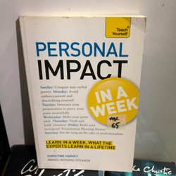 Personal Impact at Work in a Week: Teach Yourself