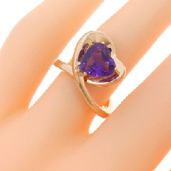 Nhẫn Amethyst Hình Trái Tim Ponte Vecchio - Hàng hiệu Chính hãng 835388