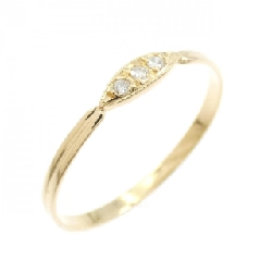 Nhẫn kim cương K18YG 0.03CT - Hàng hiệu Chính hãng