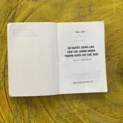  BÍ QUYẾT SỐNG LÂU CỦA CÁC DANH NHÂN TRUNG QUỐC VÀ THẾ GIỚI  1009204
