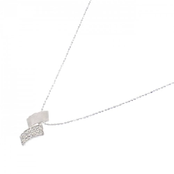 K18WG Dây chuyền kim cương 0.10CT - Hàng hiệu Chính hãng 855974