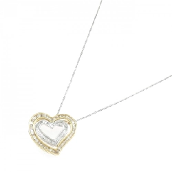 K18YG/K18WG Dây chuyền hình trái tim kim cương 0.43CT - Hàng hiệu Chính hãng 860088