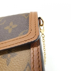 Ví Louis Vuitton Monogram Porte-Feuille Dauphine M68746 Chain Wallet 622863