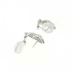 Bông tai kim cương K18WG/K14WG 0.35CT - Hàng hiệu Authentic 877265