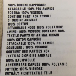 MIU MIU MS1502 G73 Áo khoác - Hàng hiệu Chính hãng 823392