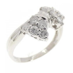 Nhẫn kim cương PT900 hình ruy băng 0.55CT