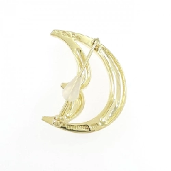 Brooch mặt trăng 750YG Tiffany 666850
