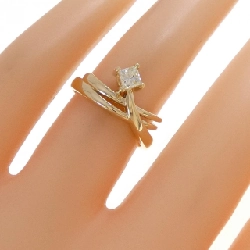 Nhẫn kim cương K18YG - Hàng hiệu Authentic 850653