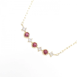 K18YG Spinel Necklace - Hàng hiệu Authentic 863508