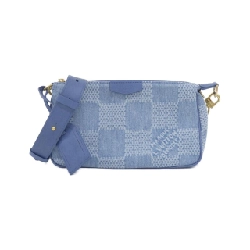 Louis Vuitton Damier Denim 3D Pochette Accessoires XL N00204 Túi phụ kiện - Hàng hiệu Chính hãng