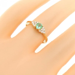 Nhẫn Emerald K18YG 0.24CT 672732