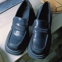 Giày Loafer nữ đế cao 116003