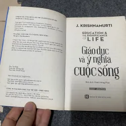 Giáo dục và ý nghĩa cuộc sống - J.krishnamutri (c47) 927102