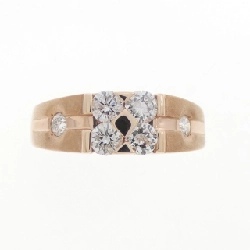 Nhẫn kim cương K18PG 0.52CT 669676