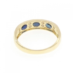 Nhẫn Sapphire K18YG 0.60CT - Hàng hiệu Chính hãng 852259