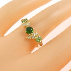 K18YG Nhẫn Đá Màu - Hàng hiệu Chính hãng 851111