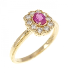 Nhẫn ruby K18YG 0.24CT