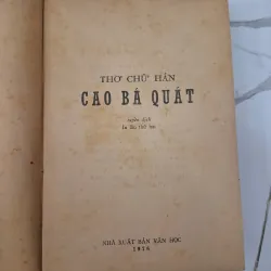 Thơ Chữ Hán Cao Bá Quát - Cao Bá Quát (Nhà xuất bản Văn học) - Văn học / Thơ ca 796870