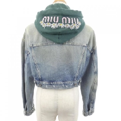 MIU MIU GWB063 1VZS Áo khoác denim - Hàng hiệu Authentic 821610