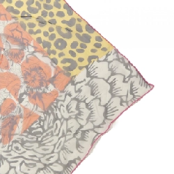 HERMES JUNGLE LOVE AU TAMPON H343946S Carré Jeune 140 Khăn choàng - Hàng hiệu Chính hãng 836440