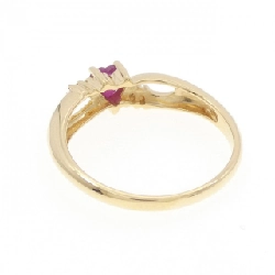 Nhẫn Ruby hình trái tim K18YG - Hàng hiệu Chính hãng 854506