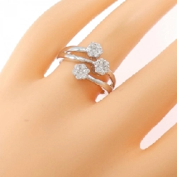 Nhẫn kim cương hoa K18WG 0.50CT - Hàng hiệu Authentic 846633