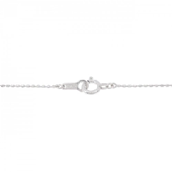 K18WG Hoa Đá Màu Dây Chuyền - Hàng hiệu Chính hãng 862417