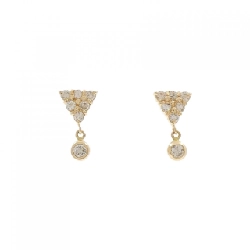 K18YG Bông tai kim cương 0.46CT - Hàng hiệu Chính hãng