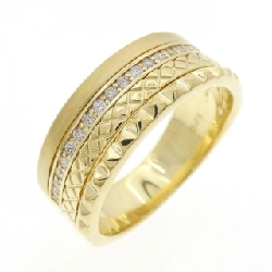 Nhẫn kim cương K18YG 0.16CT - Hàng hiệu Authentic