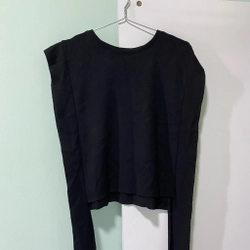 Áo gile len xẻ tà free size  360192
