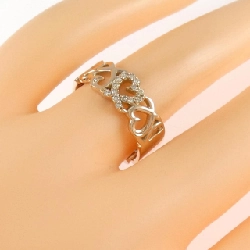 Nhẫn kim cương hình trái tim K18PG/PT900 0.32CT - Hàng hiệu Authentic 851318