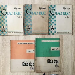 Lô 15 cuốn Tập san Giáo dục cấp 1 (Tiểu học) – sách xưa 929465