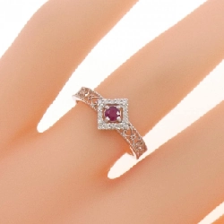 Nhẫn Ruby K10WG 666269