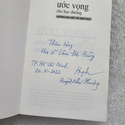 Ước vọng cho học đường | chữ ký GS Huỳnh Như Phương  506080