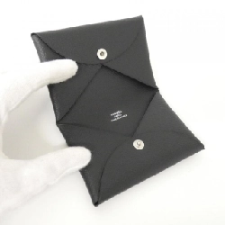 【Sản phẩm chưa sử dụng】Thẻ đựng thẻ Hermes Calvi 044164CK 622239