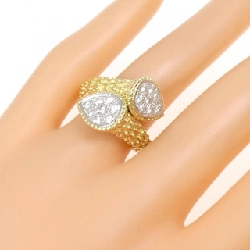 Nhẫn kim cương K18YG/PT900 0.80CT 667226