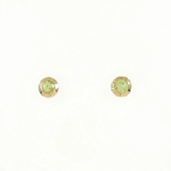 K18YG Peridot Bông tai - Hàng hiệu Chính hãng