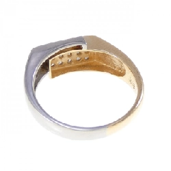 Nhẫn kim cương K18YG/PT900 0.14CT 669226