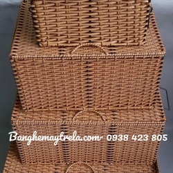 Sọt đựng đồ mây nhựa 473620