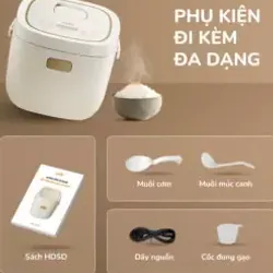 🔥 URC818P – Nồi cơm điện UNIE 1.8L, chế độ cơm cháy đặc biệt, nấu cơm ngon chuẩn vị! 707442