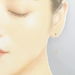 K18YG Bông tai kim cương 0.08CT - Hàng hiệu Chính hãng 873379