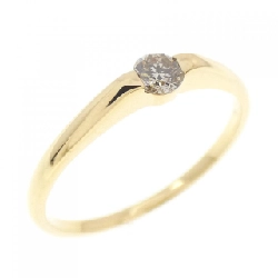 Nhẫn kim cương K18YG 0.10CT