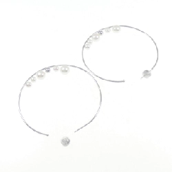 K14WG Bông tai Akoya Pearl - Hàng hiệu Authentic 877337