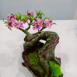 HOA ĐÀO BONSAI ĐẤT SÉT 799553