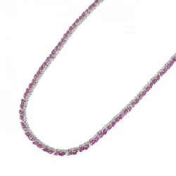 K18WG Dây chuyền Ruby 13.00CT - Hàng hiệu Chính hãng 857443