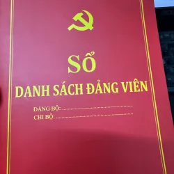 S117. SỔ DANH SÁCH ĐẢNG VIÊN
